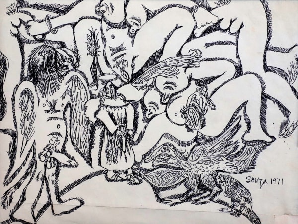 Francis Newton Souza, Untitled, 1971