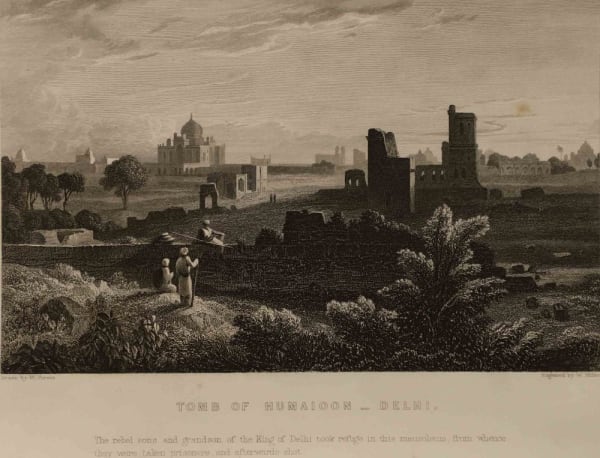 W. Miller, Tomb of Humaioon, Delhi