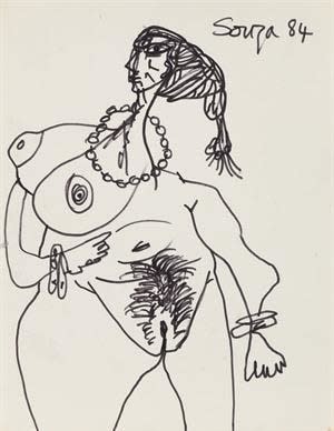 Francis Newton Souza, Untitled , 1984