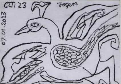 Jogen Chowdhury, Untitled, 2023