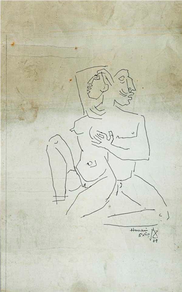 Maqbool Fida Husain, Untitled, 1969
