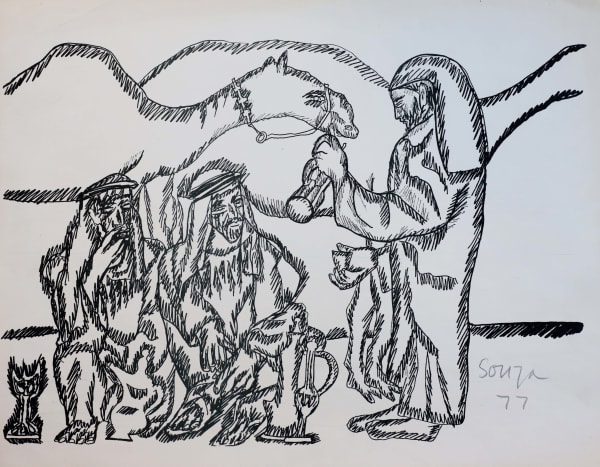 Francis Newton Souza, Untitled, 1977