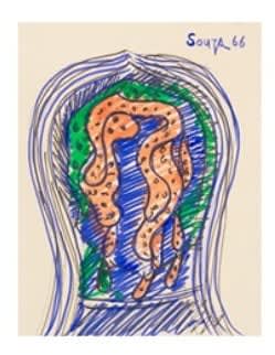 Francis Newton Souza, Untitled, 1966