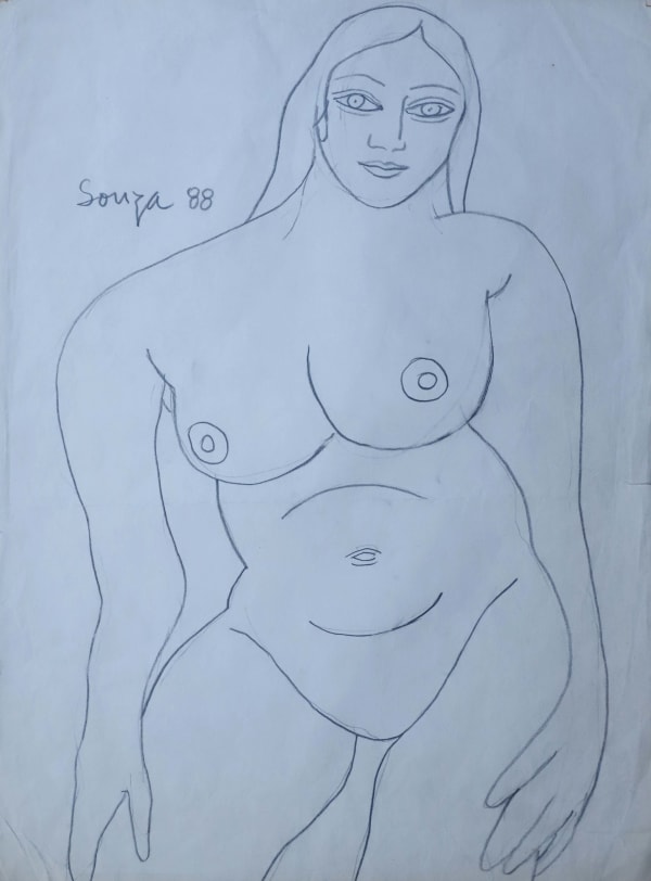 Francis Newton Souza, Untitled, 1988