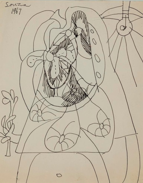 Francis Newton Souza, Untitled, 1967