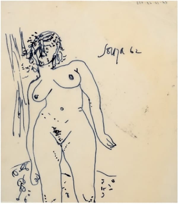 Francis Newton Souza, Untitled, 1962