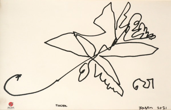 Jogen Chowdhury, Flower, 2021