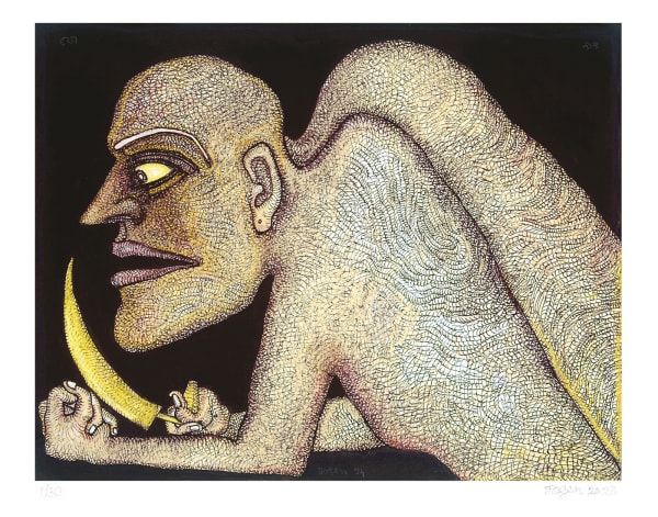 Jogen Chowdhury, The yellow knife, 2023