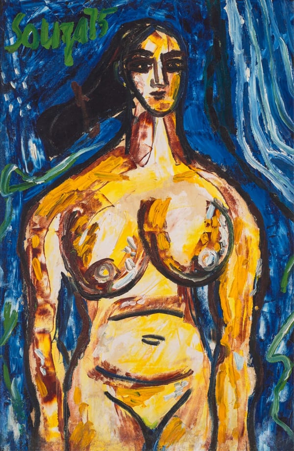 Francis Newton Souza, Standing Nude, 1975