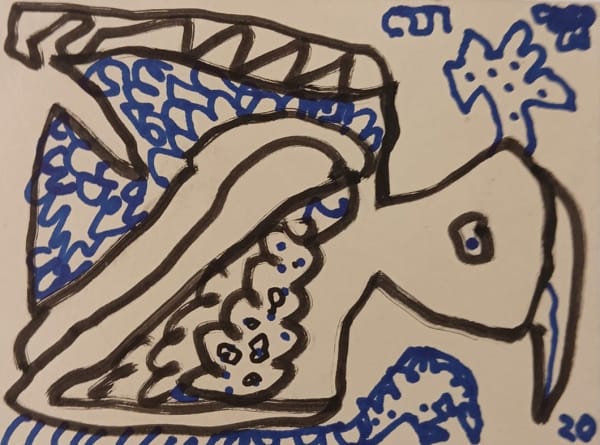 Jogen Chowdhury, Untitled, 2020