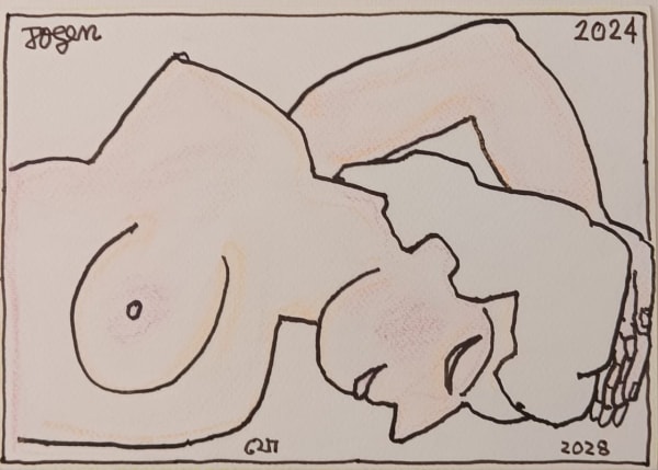 Jogen Chowdhury, Untitled, 2024