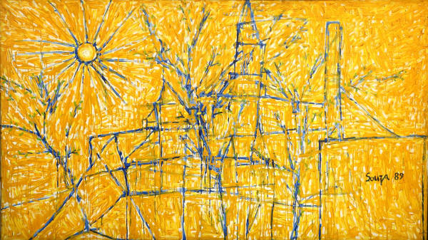 Francis Newton Souza, Sunny Landscape, 1989