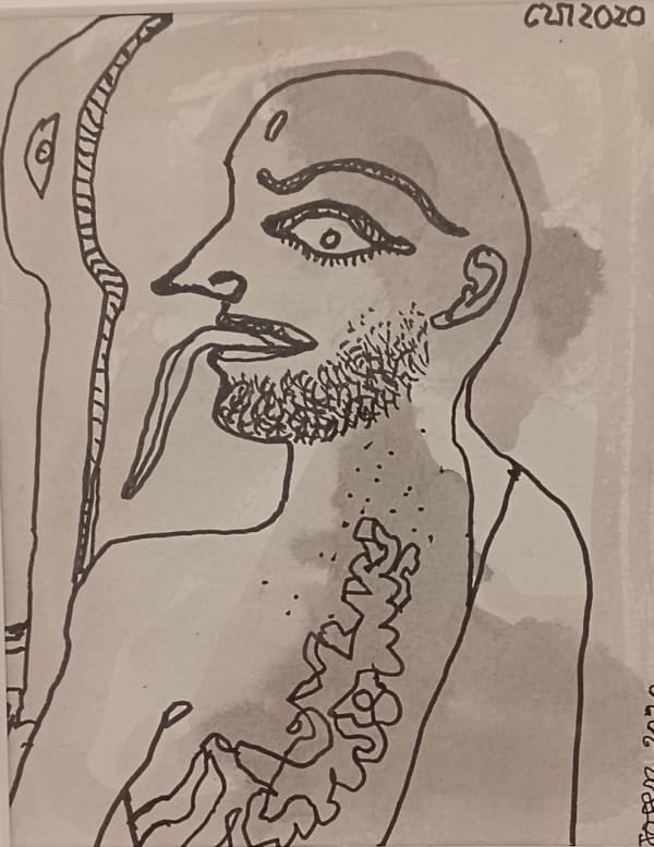 Jogen Chowdhury, Untitled, 2020