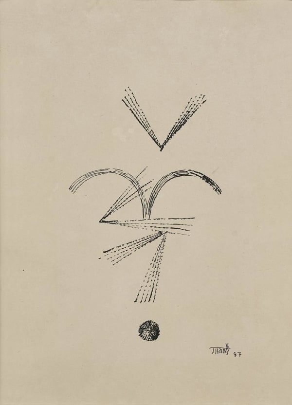 V. S. Gaitonde, Untitled, 1987