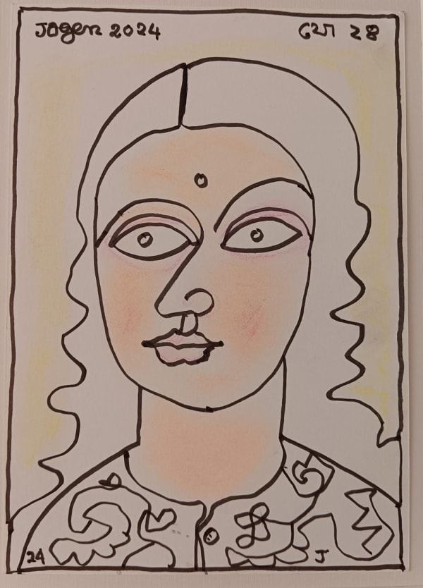 Jogen Chowdhury, Untitled, 2024