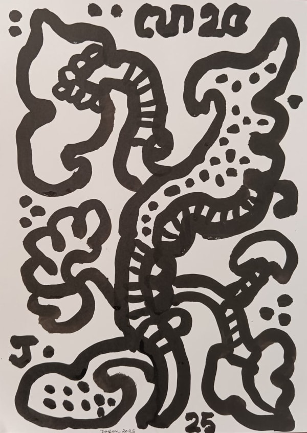 Jogen Chowdhury, Untitled, 2025