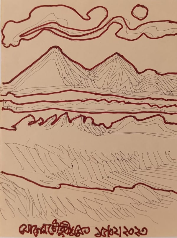 Jogen Chowdhury, Untitled, 2023