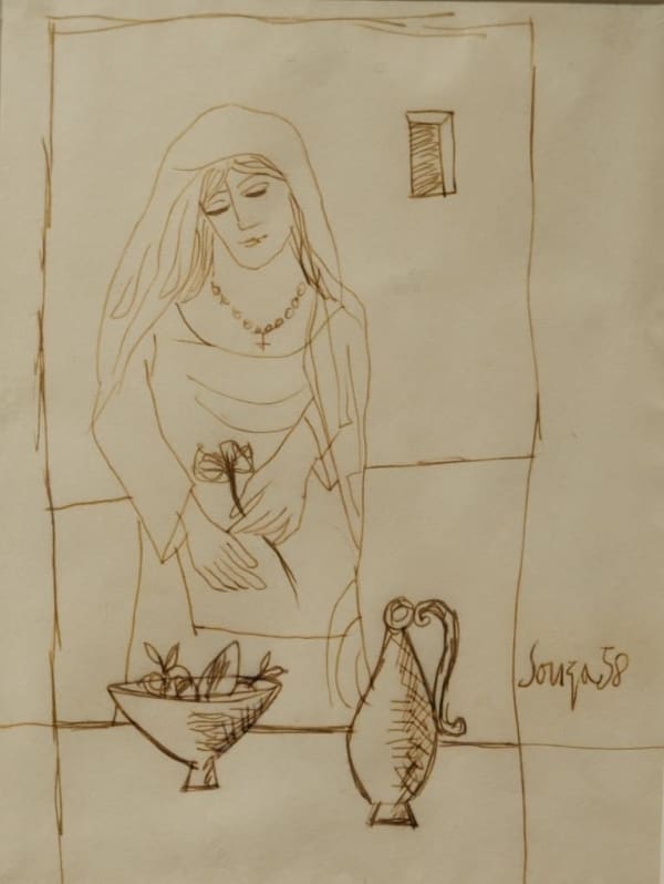 Francis Newton Souza, Untitled, 1958