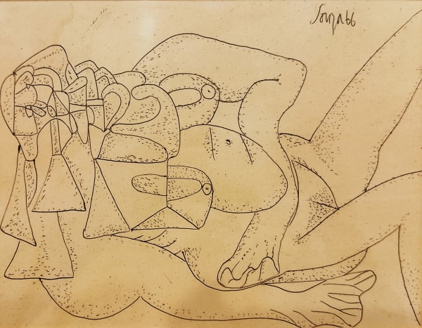 Francis Newton Souza, Untitled, 1966