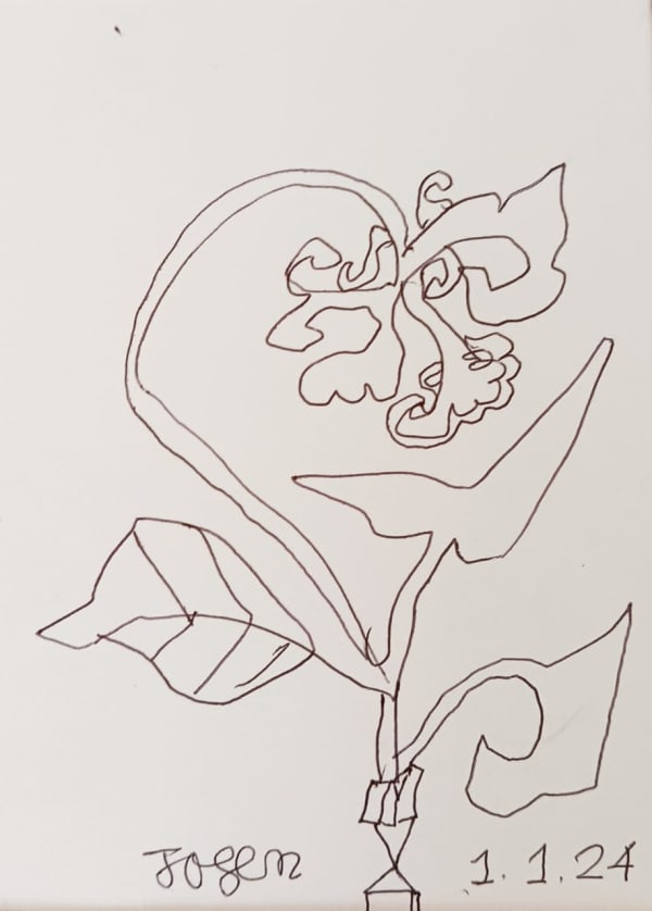 Jogen Chowdhury, Untitled, 2024