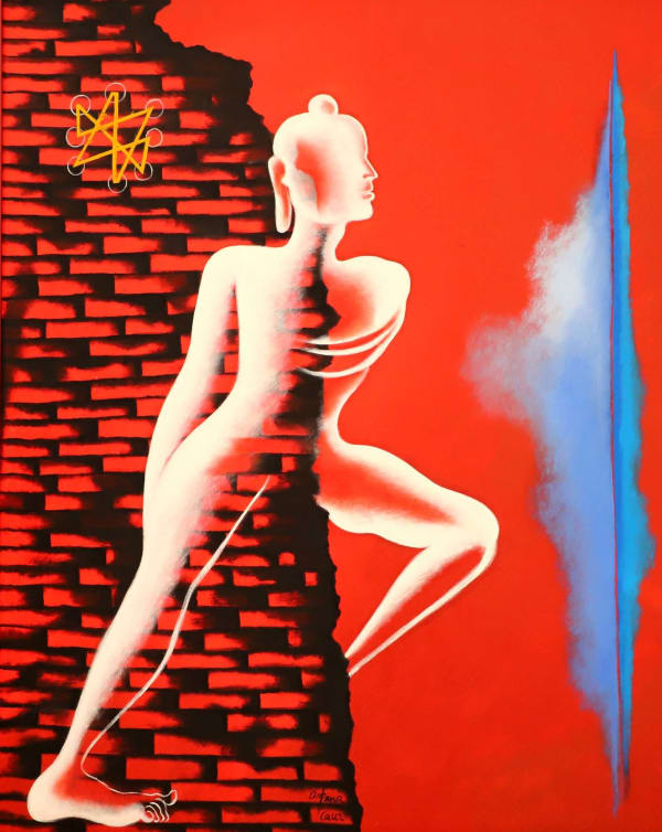 Arpana Caur, Great Departure, 2015