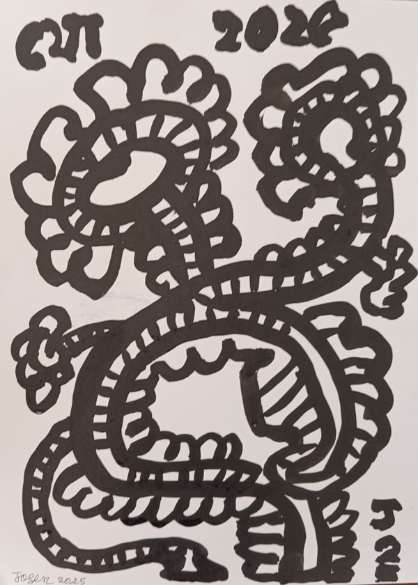 Jogen Chowdhury, Untitled, 2025