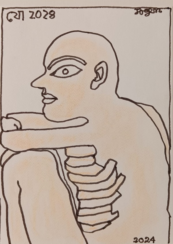 Jogen Chowdhury, Untitled, 2024