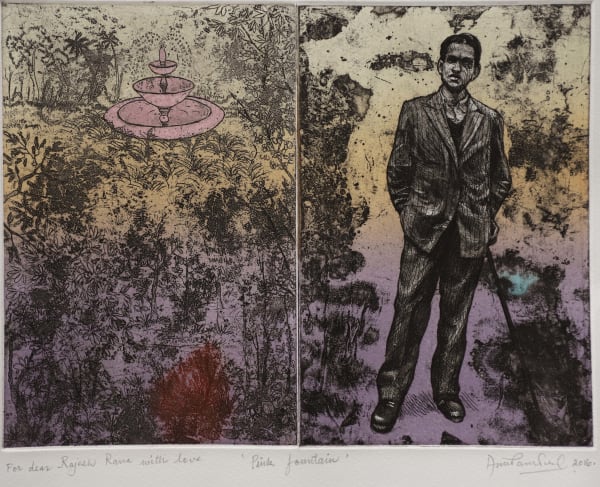 Anupam Sud, Pink Fountain, 2016