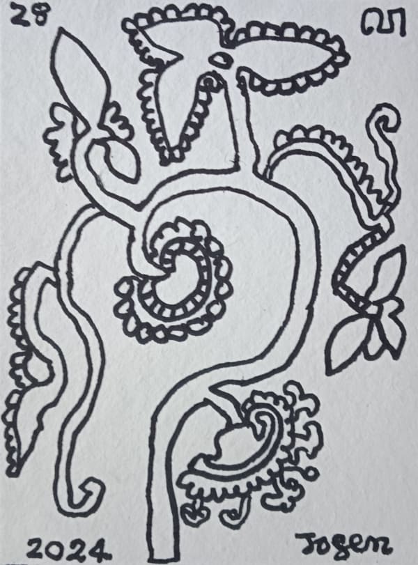 Jogen Chowdhury, Flower Plant-1, 2024