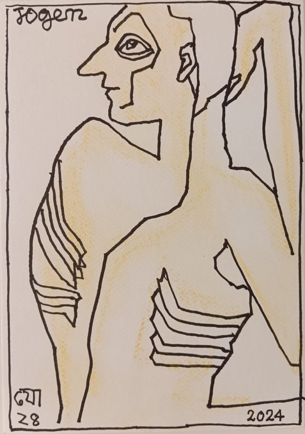 Jogen Chowdhury, Untitled, 2024