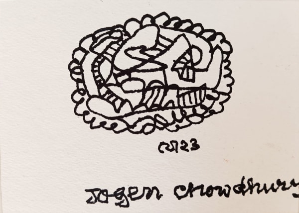Jogen Chowdhury, Untitled, 2023