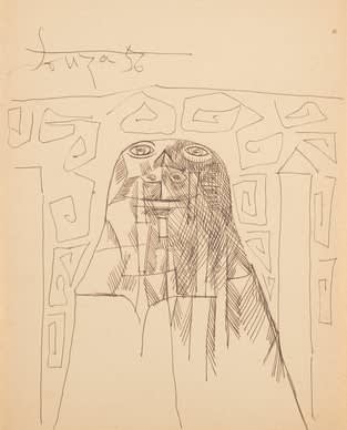 Francis Newton Souza, Untitled, 1956