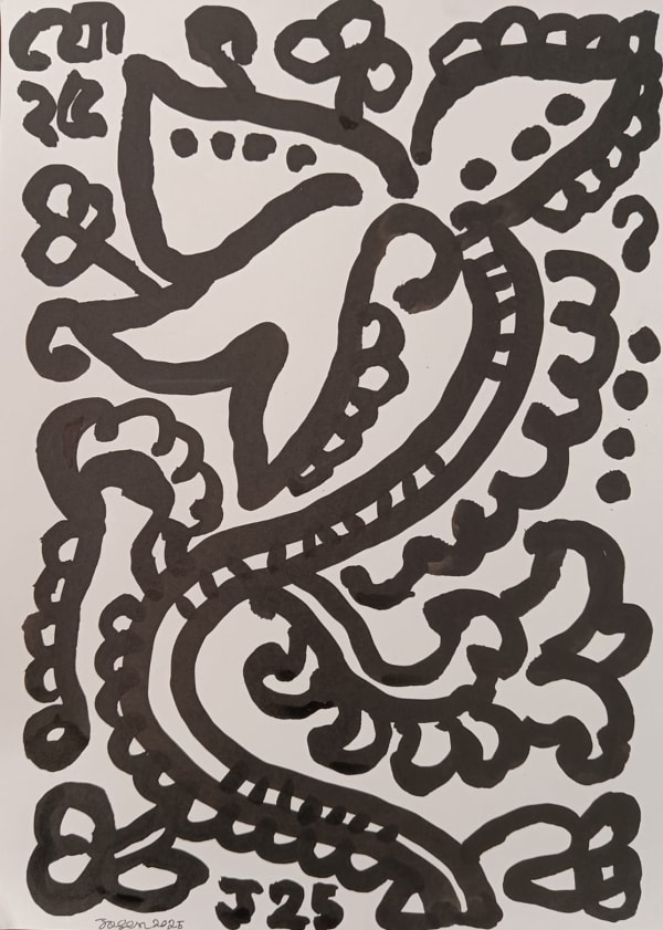 Jogen Chowdhury, Untitled, 2025