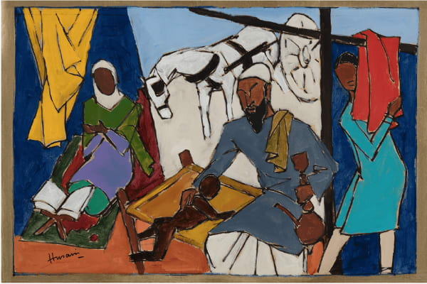 Maqbool Fida Husain, Untitled (grandfather), 2000