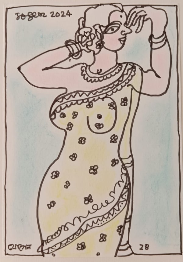 Jogen Chowdhury, Untitled, 2024