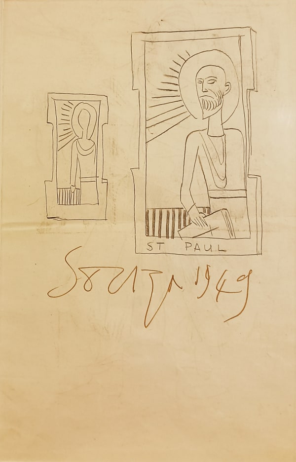 Francis Newton Souza, St. Paul, 1949