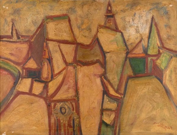 Sadanand Bakre, Shipyard at Thames, 1963