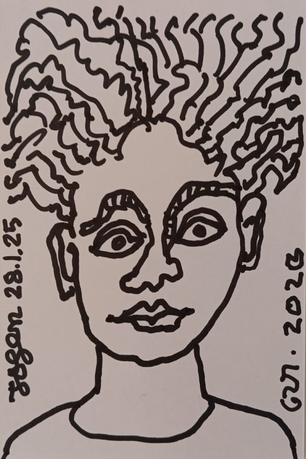 Jogen Chowdhury, Untitled, 2025