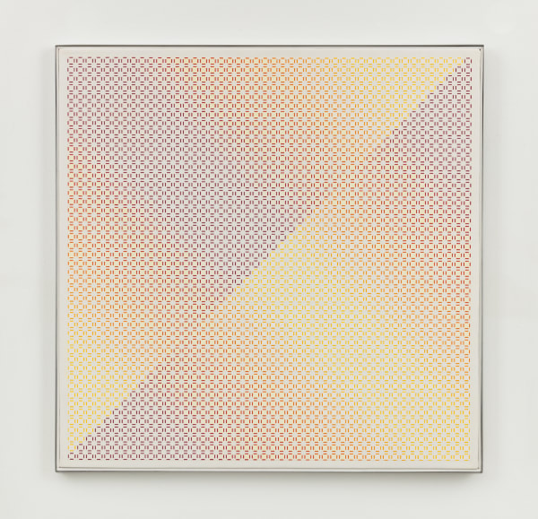 Julian Stanczak Centered Duality Pale, 1981-82
