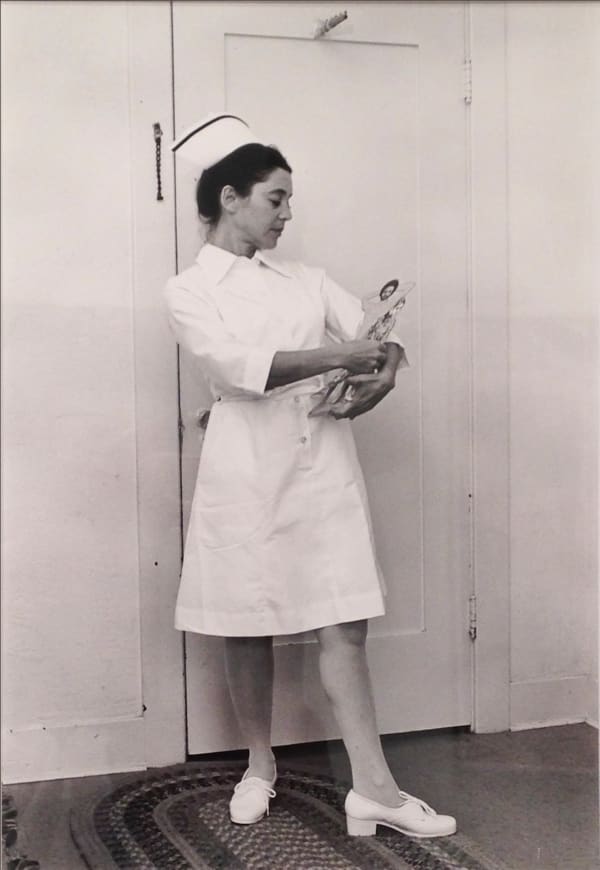 Eleanor Antin What Have You Been Up To? (from "Nurse Eleanor"), 1975