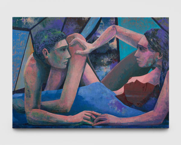 He could see her from no fewer than two perspectives at a time