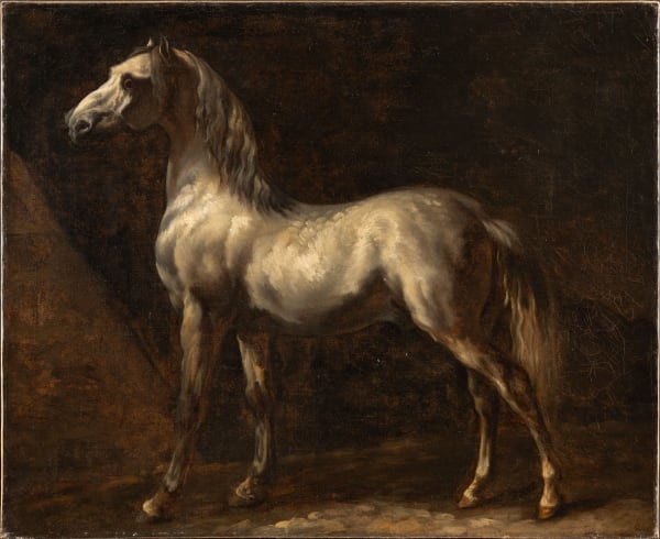 Théodore Géricault Study for ‘Cheval gris blanc’, c. 1812-14 Oil on canvas 61.3 x 73 cm. (24 x 28 ¾ in.)