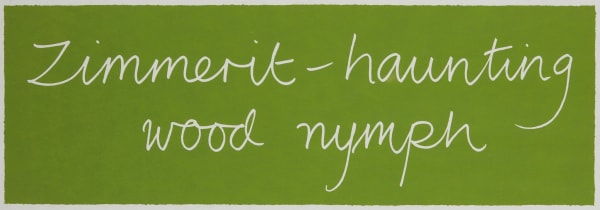 Zimmerit - haunting wood nymph