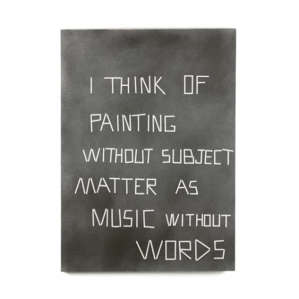 I think of painting