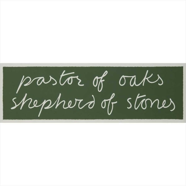 pastor of oaks shepherd of stones