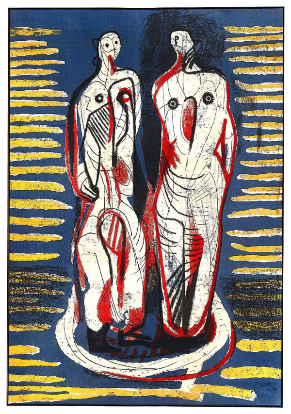 Two Standing Figures