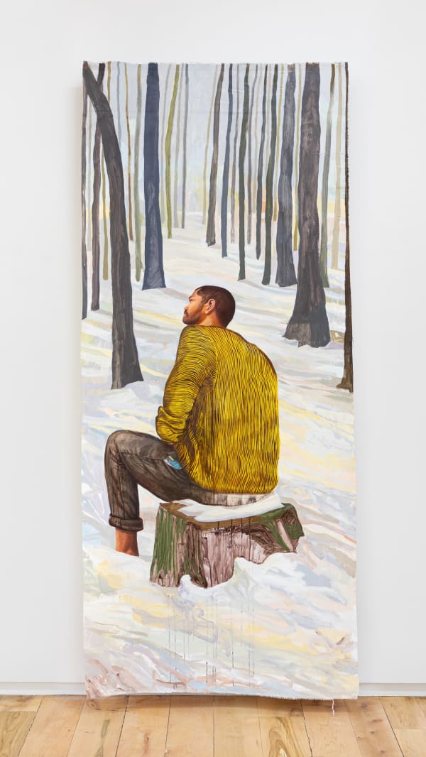 Erick Alejandro Hernández, Snow; an anticipatory posture towards futurity, 2024