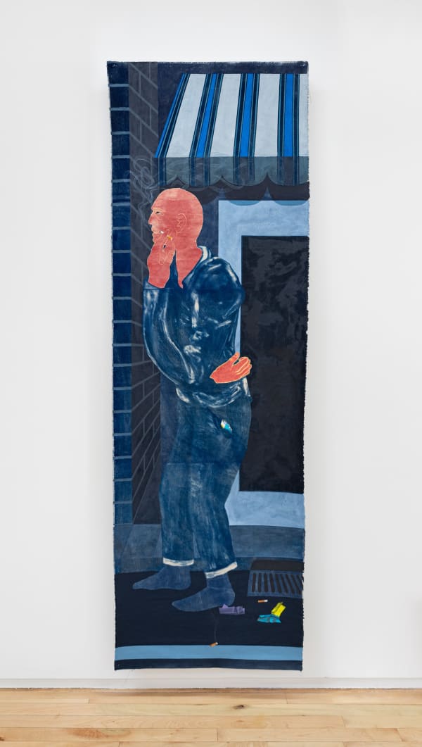 Erick Alejandro Hernández, Walking, smoking, spilling, 2024