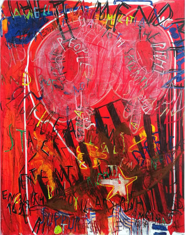 Despina Stokou, RGB affirmations (red), 2018