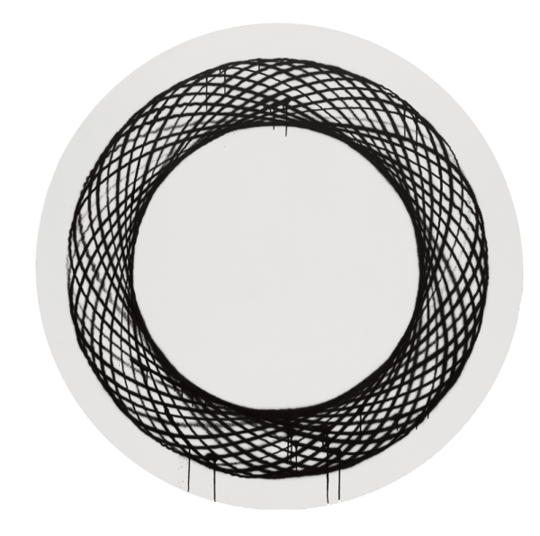 Jason REVOK, Jason REVOK - SpiroLoop_small_3/20_B/W_2 , 2020